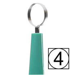 Sterylna ŁYŻECZKA dermatologiczna KAI 4mm 1szt