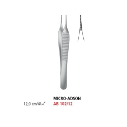 PĘSETA MICRO-ADSON ANATOMICZNA 12 cm
