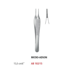 PĘSETA MICRO-ADSON ANATOMICZNA 15 cm