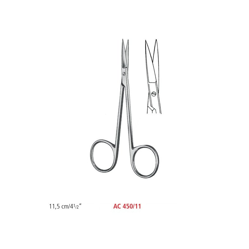 NOŻYCZKI IRIS OSTRO/OSTRE PROSTE 11,5 cm