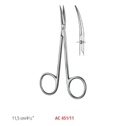 NOŻYCZKI IRIS OSTRO/OSTRE ZAGIĘTE 11,5 cm