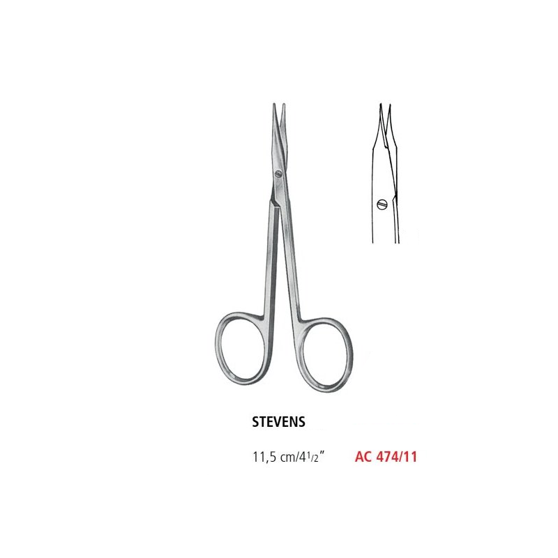 NOŻYCZKI STEVENS PROSTE OSTRE 11,5 cm