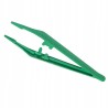 Pęseta anatomiczna, plastikowa, zielona, sterylna, dł. 13 cm / 1 szt.