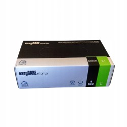 CZARNE L RĘKAWICZKI NITRYLOWE OP. 100 SZT.