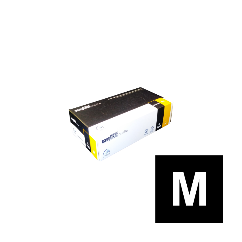 CZARNE M RĘKAWICZKI NITRYLOWE OP. 100 SZT.