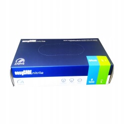 NIEBIESKIE L RĘKAWICZKI NITRYLOWE OP. 100 SZT.